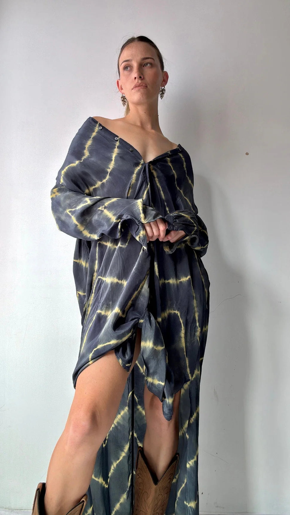 Robe Bohème Chic Col V