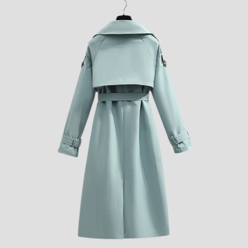 Petite Veste Coupe-vent Mi-longue Pour Femme