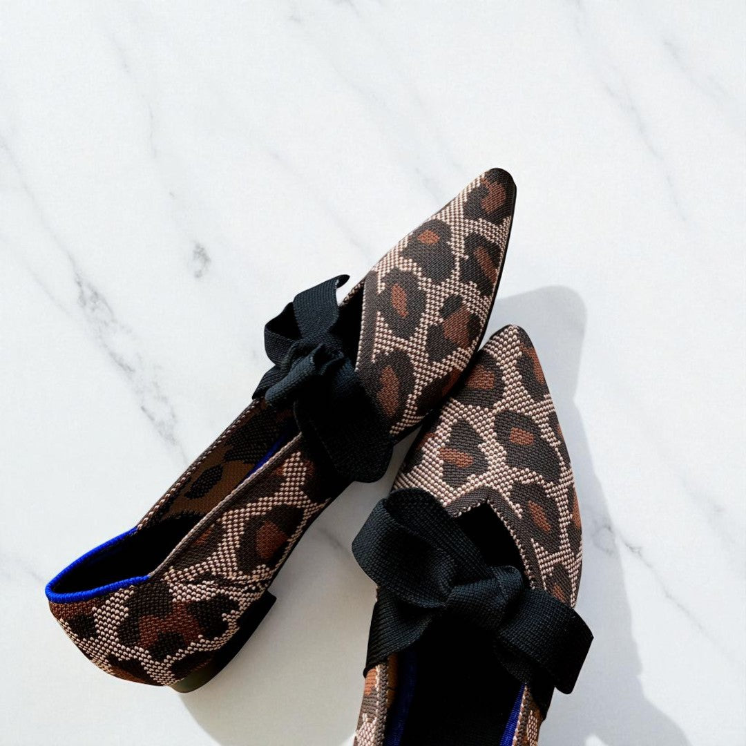 Chaussures Bateau Plates Et Décontractées Avec Nœud Style Mary Jane