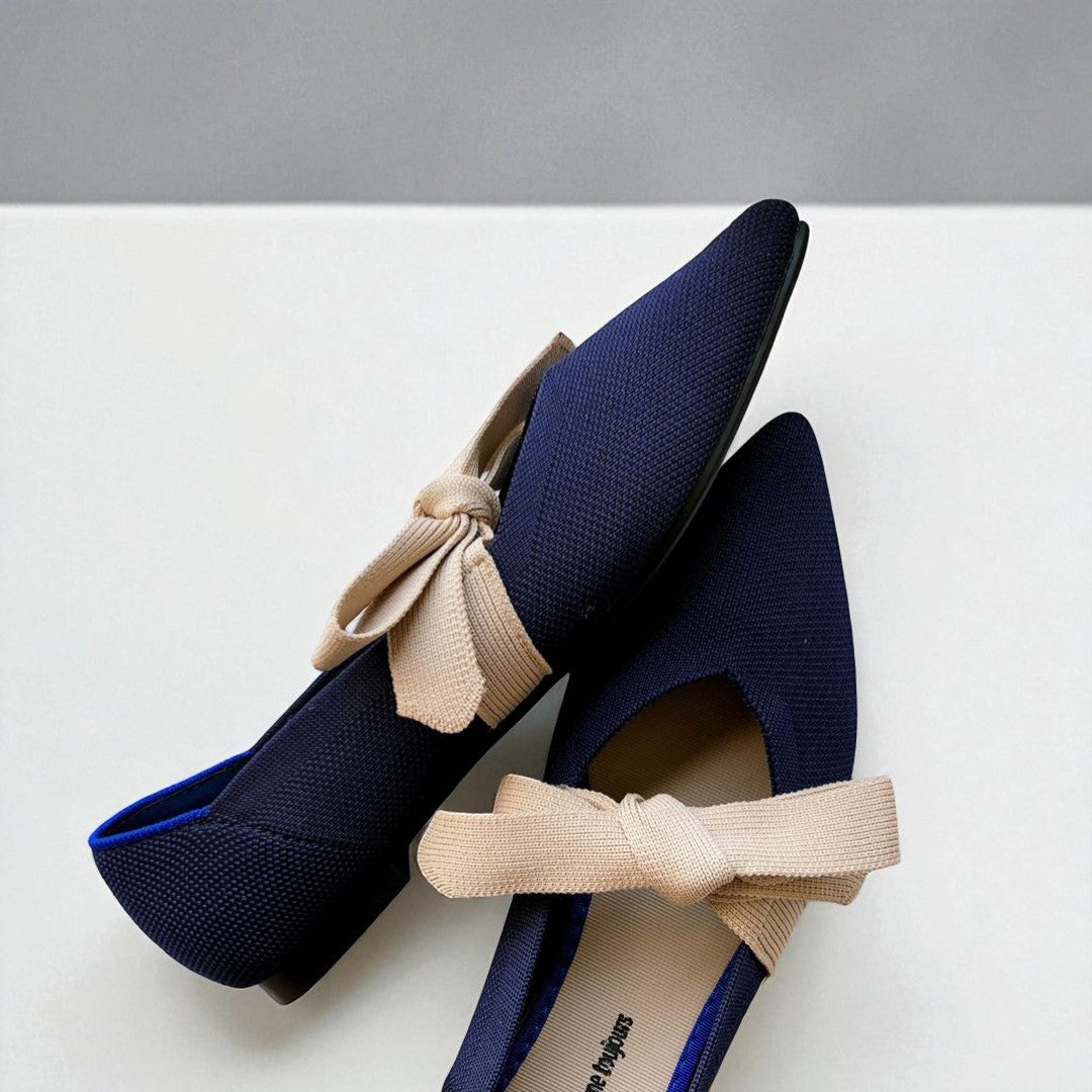 Chaussures Bateau Plates Et Décontractées Avec Nœud Style Mary Jane