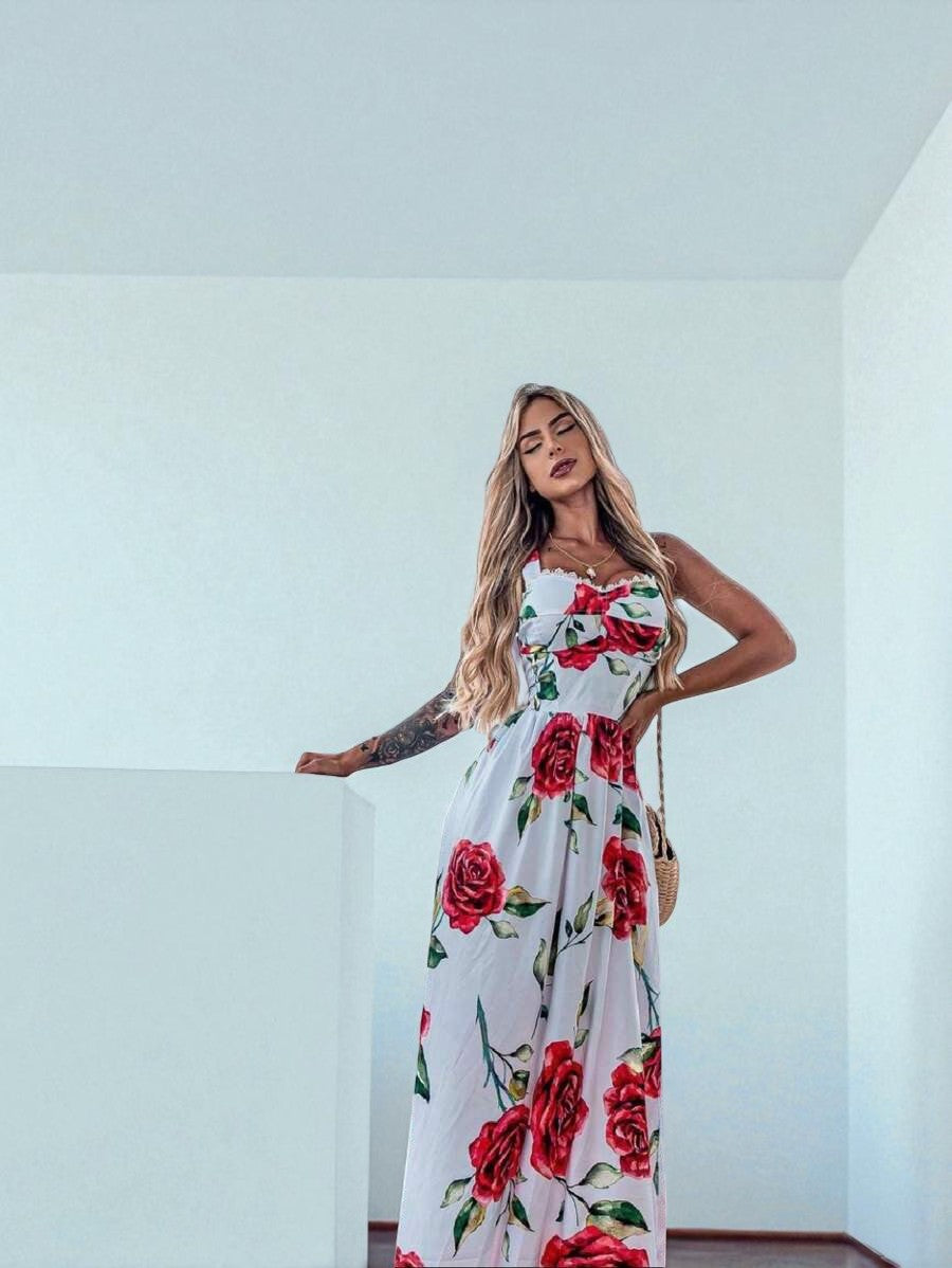 Robe Ample à Épaules Dénudées
