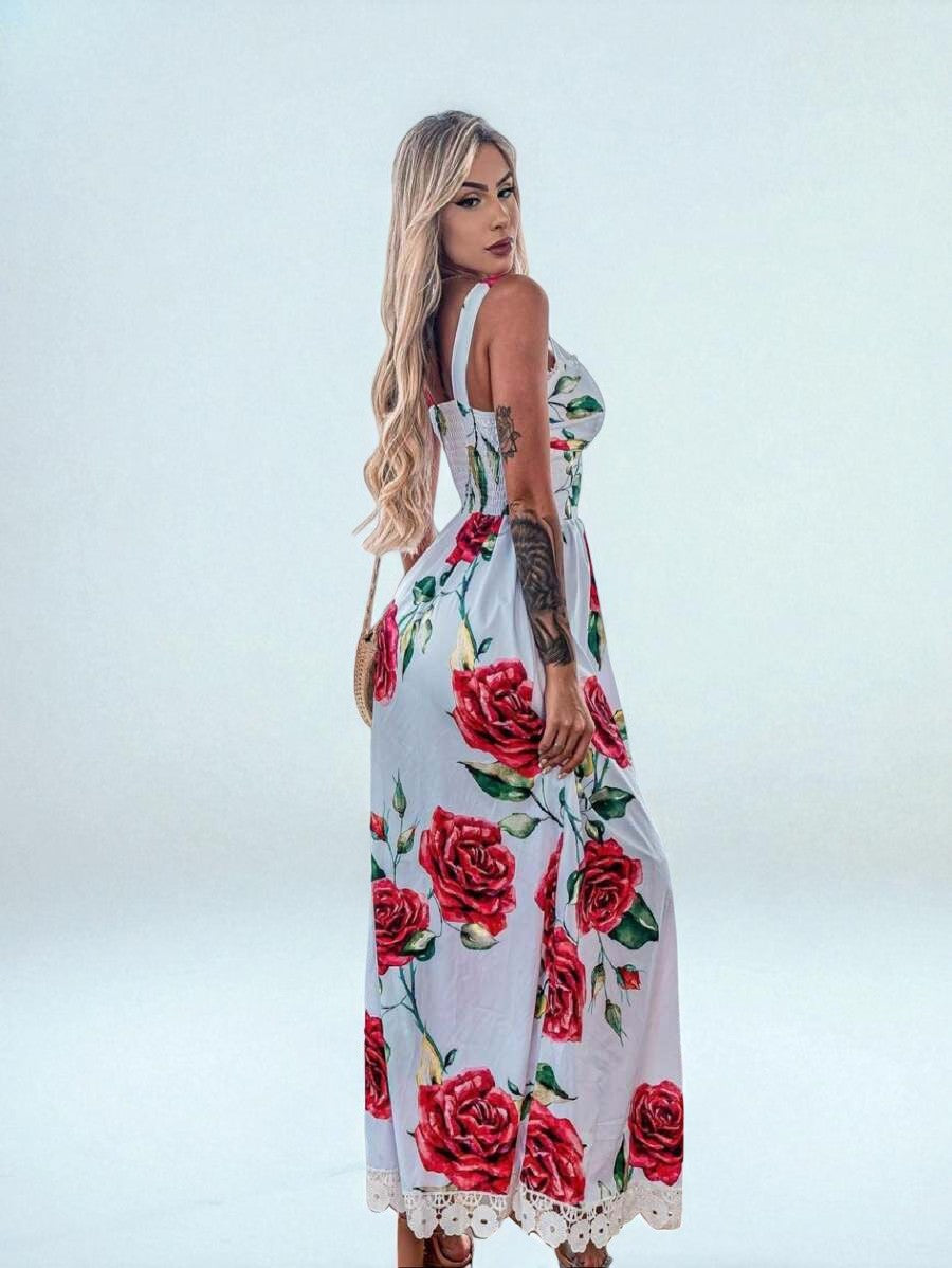 Robe Ample à Épaules Dénudées