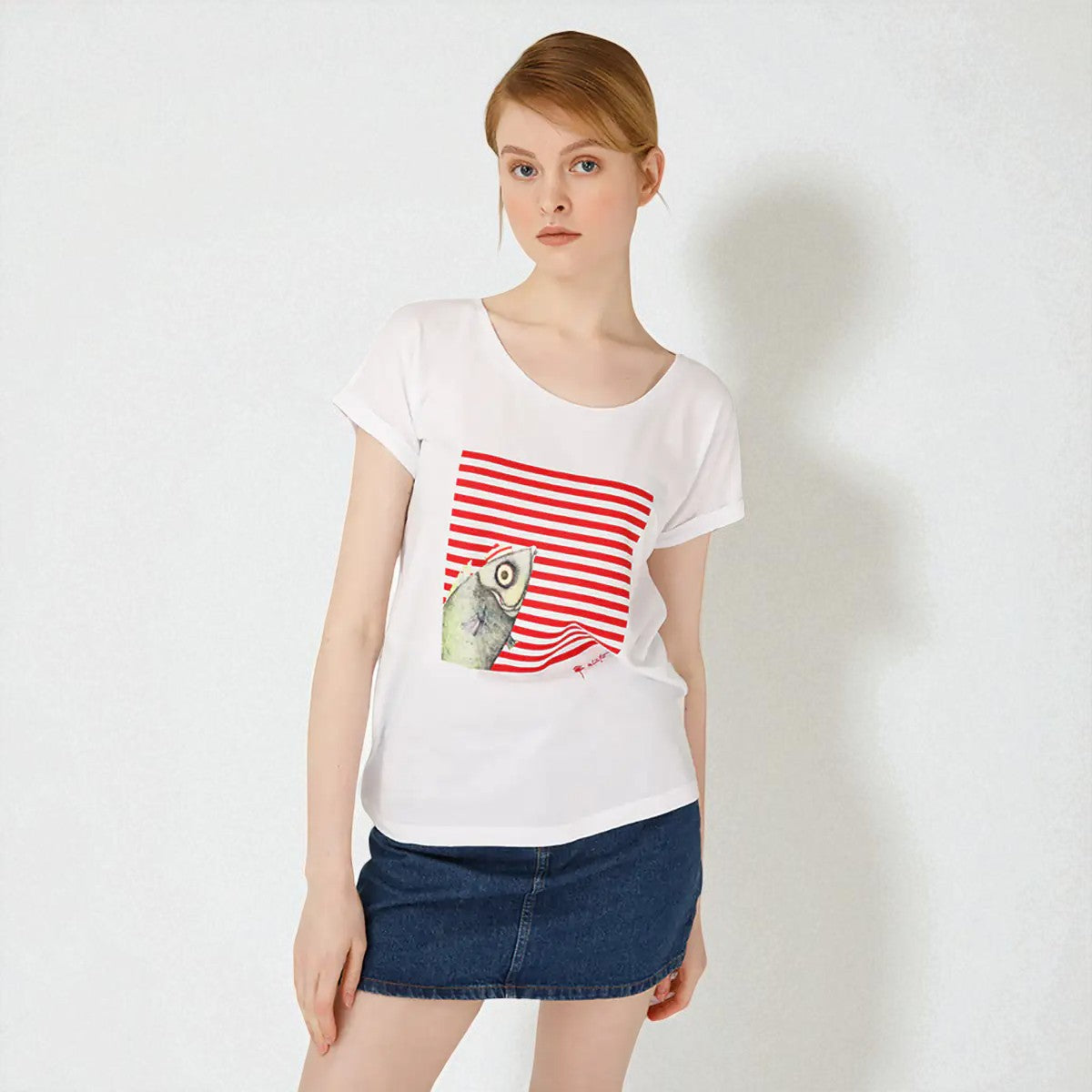 T-shirt Ras Du Cou Pistache