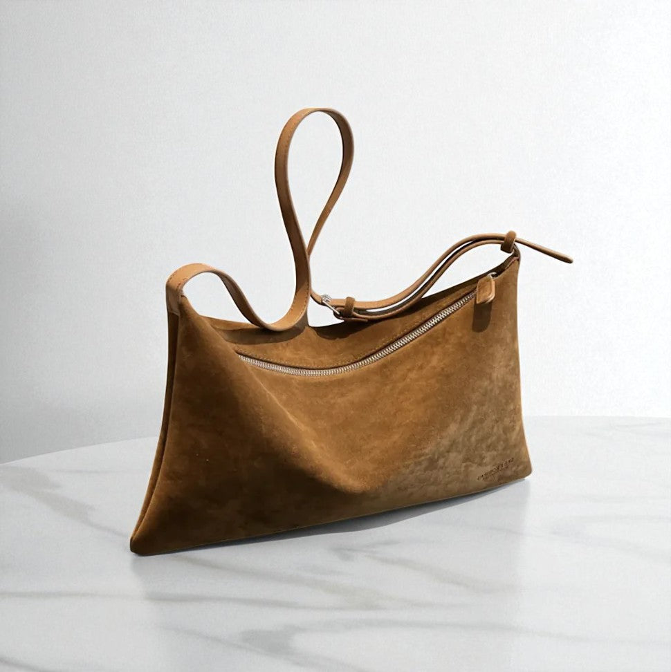 Sac De Niche Vintage En Daim