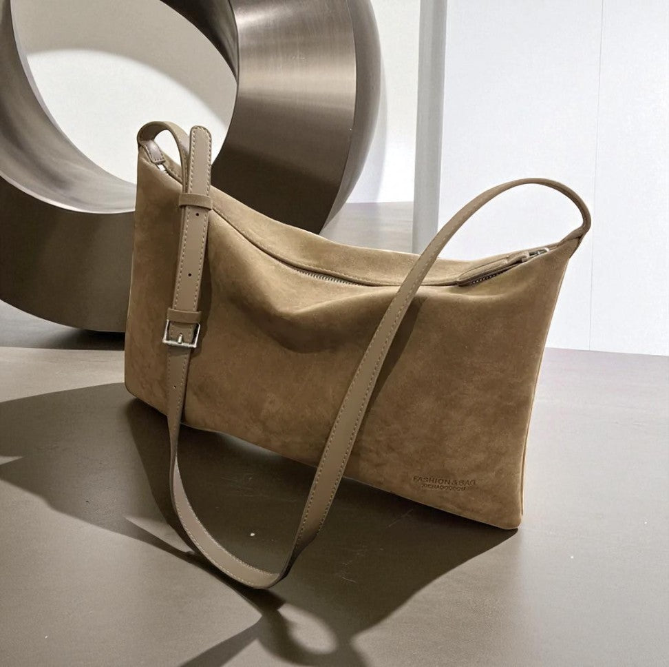 Sac De Niche Vintage En Daim