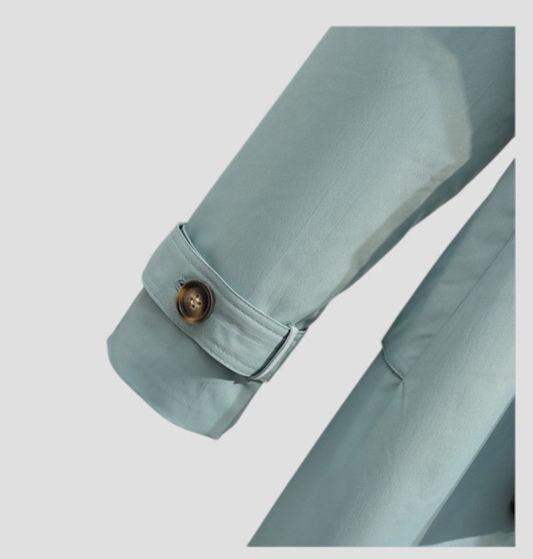 Petite Veste Coupe-vent Mi-longue Pour Femme