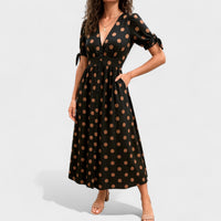 Robe Élégante à Pois