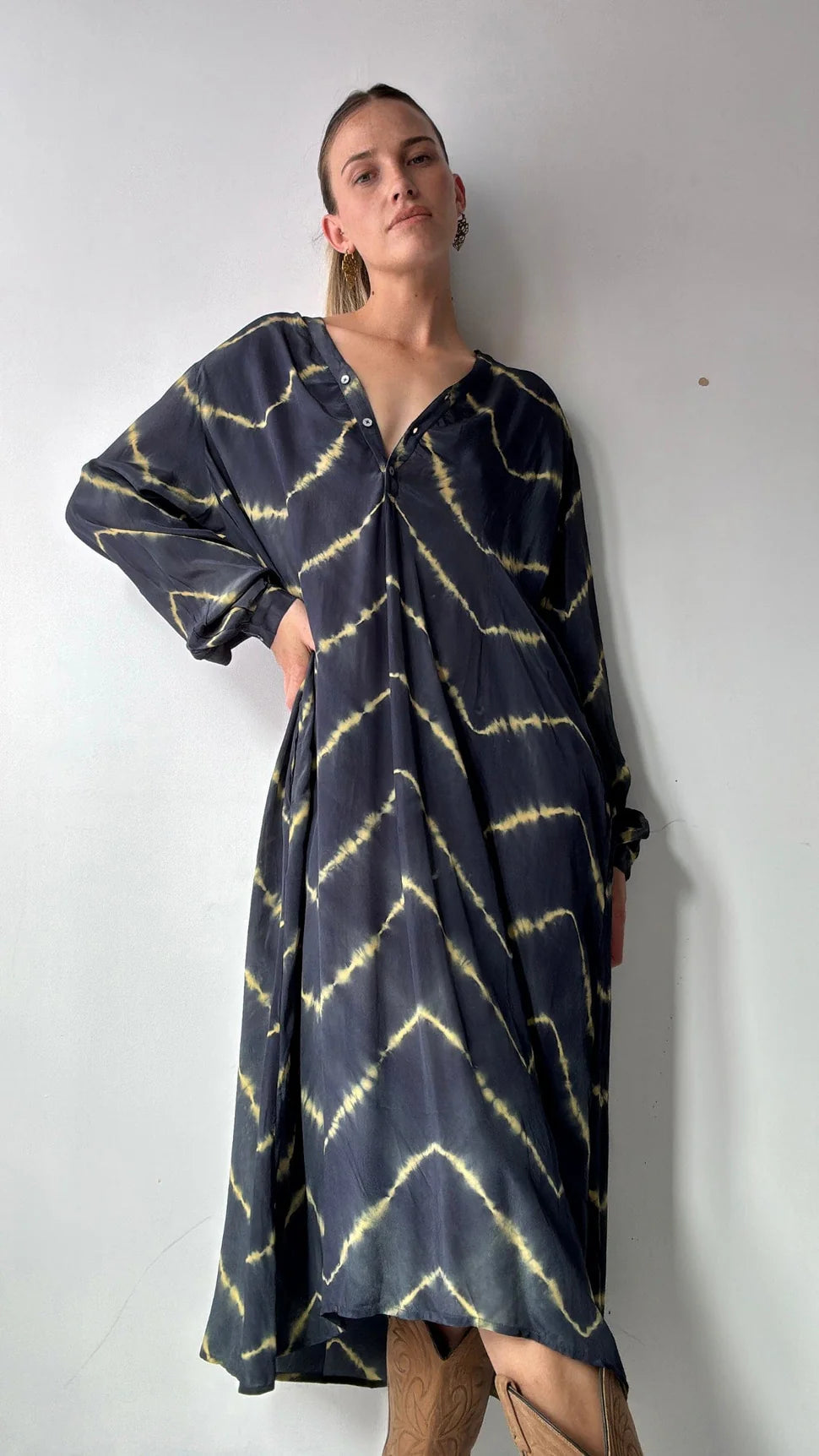 Robe Bohème Chic Col V