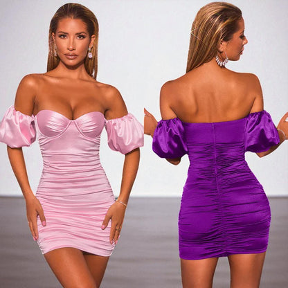 Robe Fourreau Slim Dos Nu