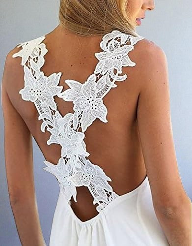 Robe Blanche Dos Nu