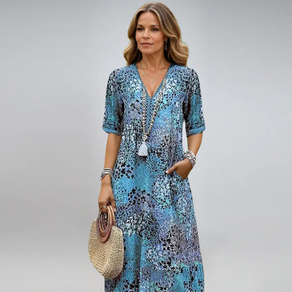 Robe d’Été Élégance Col V