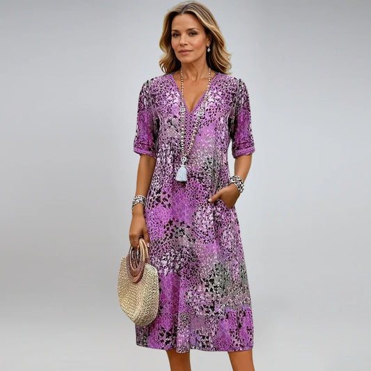 Robe d’Été Élégance Col V