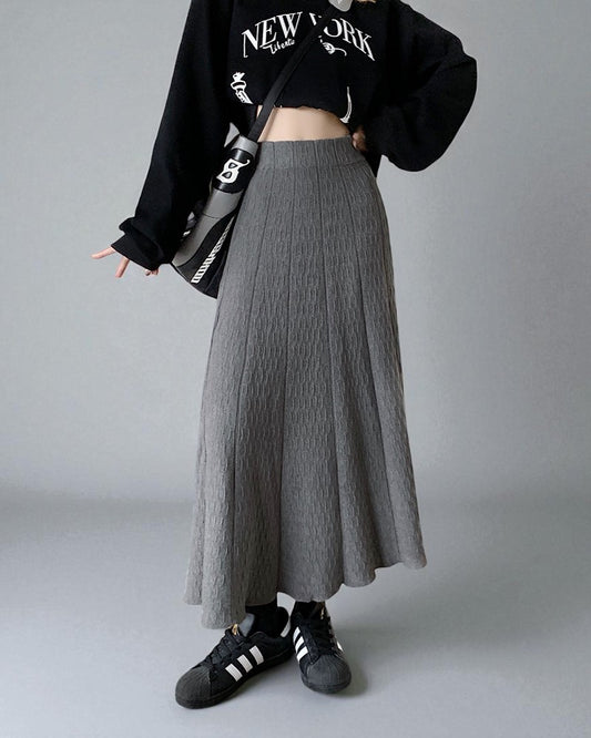Jupe Plissée Taille Haute