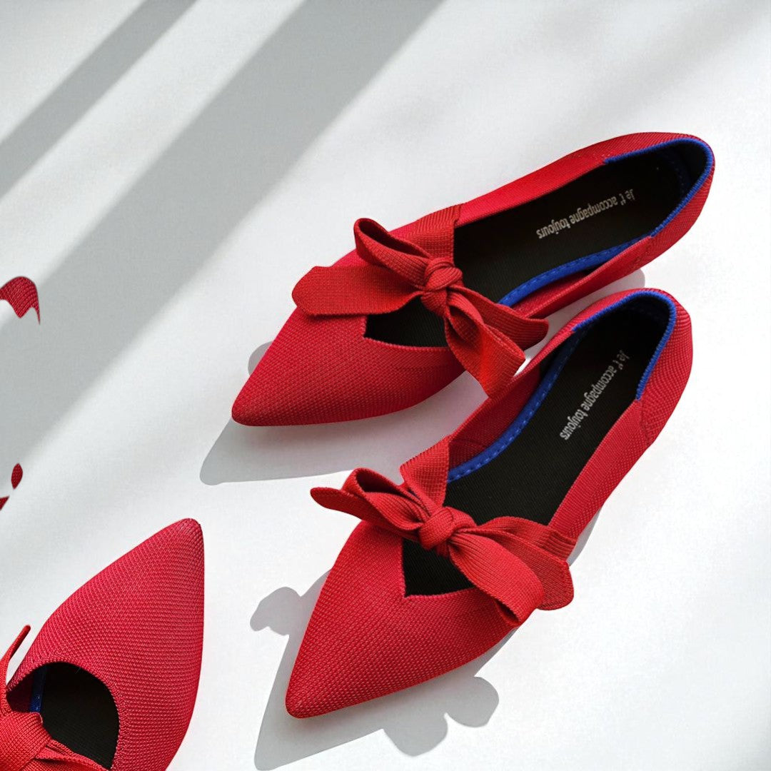 Chaussures Bateau Plates Et Décontractées Avec Nœud Style Mary Jane