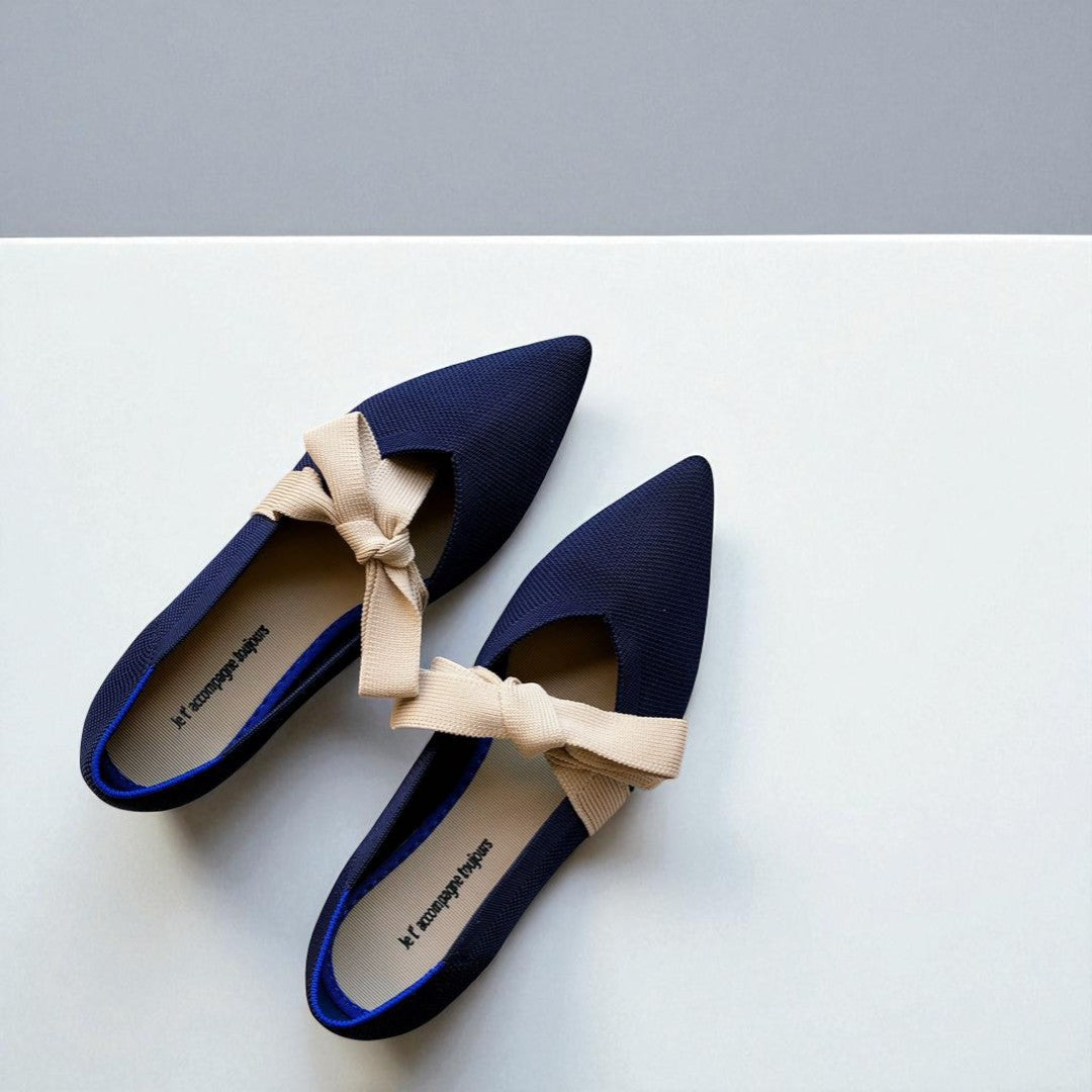 Chaussures Bateau Plates Et Décontractées Avec Nœud Style Mary Jane