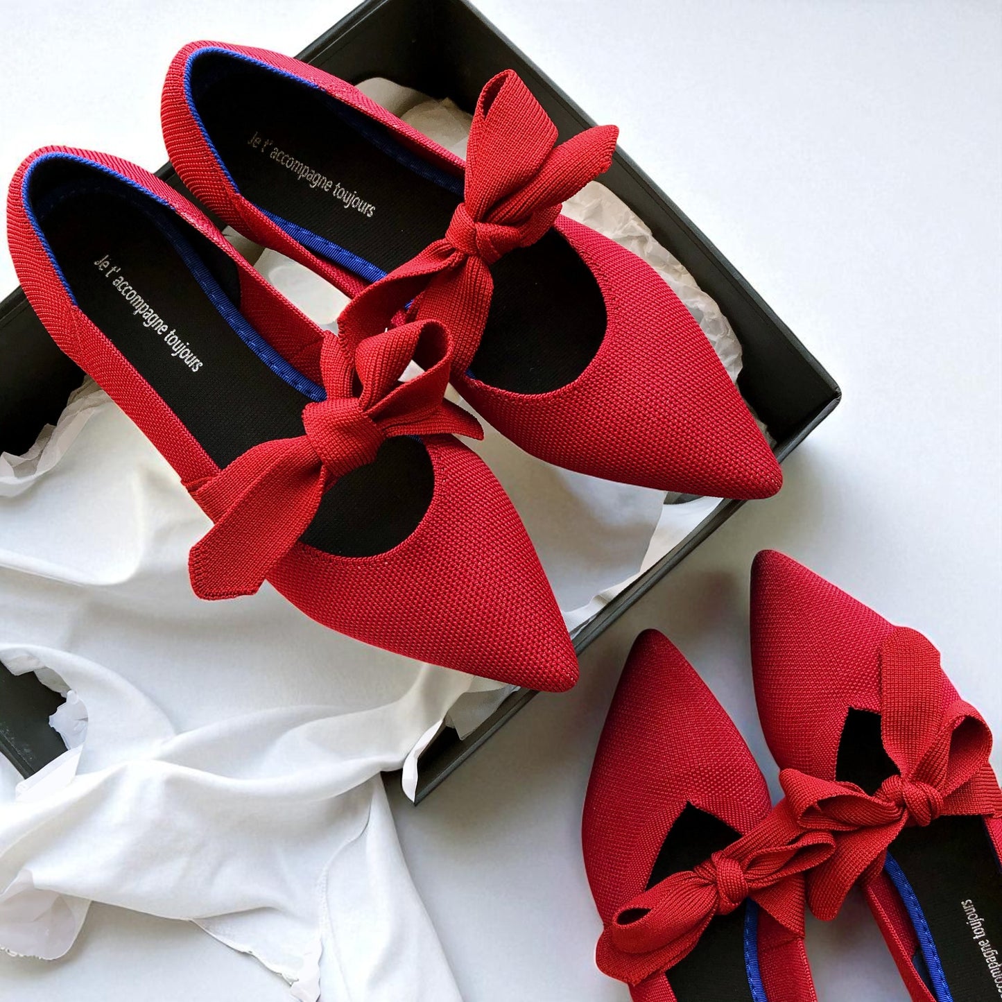 Chaussures Bateau Plates Et Décontractées Avec Nœud Style Mary Jane