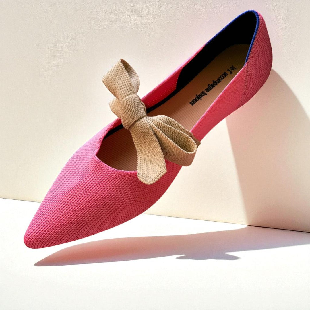 Chaussures Bateau Plates Et Décontractées Avec Nœud Style Mary Jane