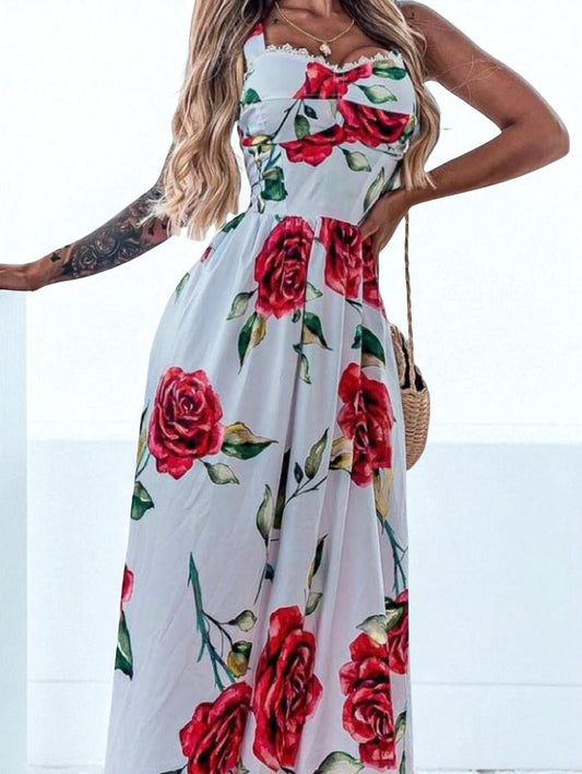 Robe Ample à Épaules Dénudées