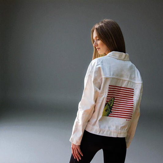 Veste En Jean Pistache