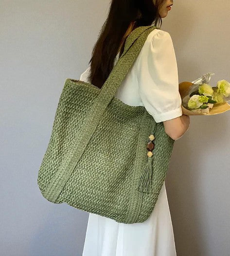 Sac à Bandoulière En Paille