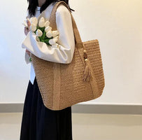 Sac à Bandoulière En Paille