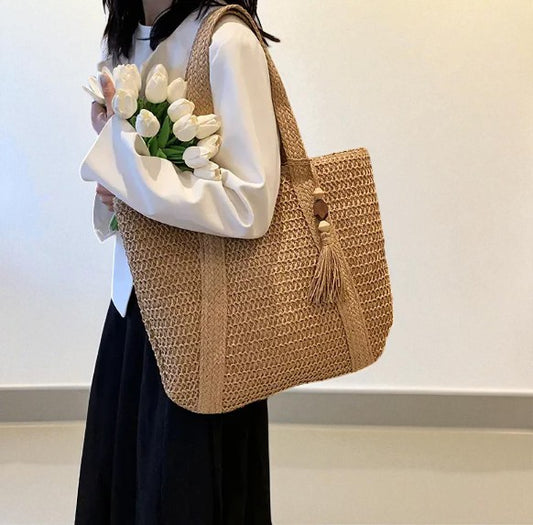 Sac à Bandoulière En Paille