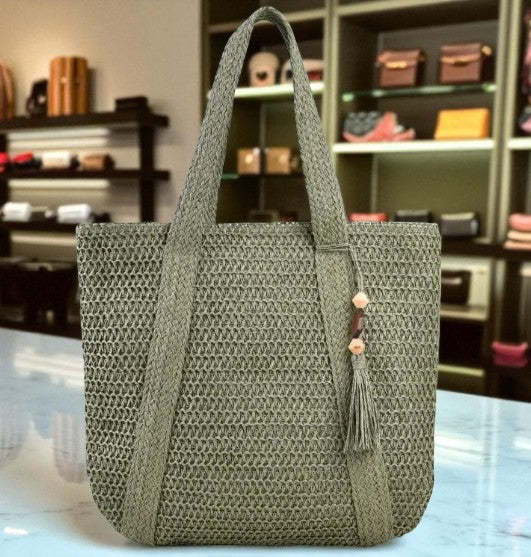 Sac à Bandoulière En Paille