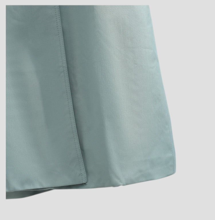 Petite Veste Coupe-vent Mi-longue Pour Femme