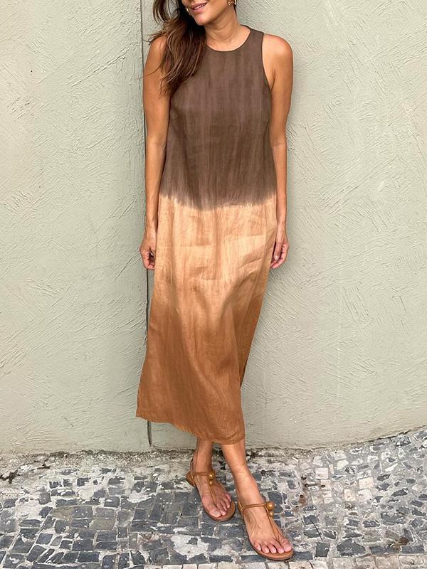 Robe d’Été Dégradée Élégance