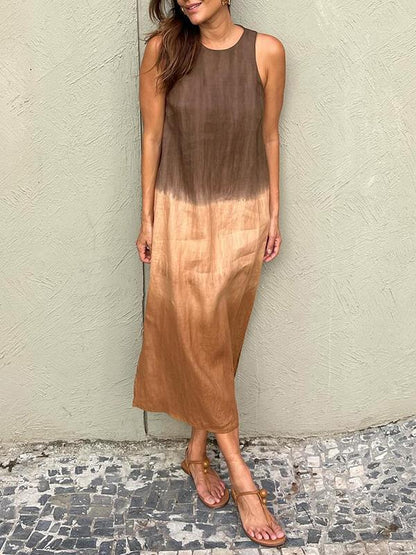 Robe d’Été Dégradée Élégance