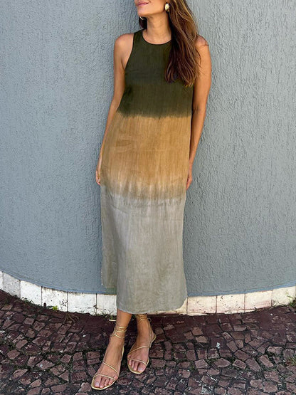 Robe d’Été Dégradée Élégance