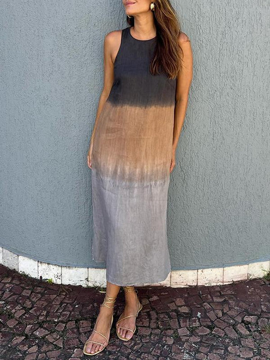 Robe d’Été Dégradée Élégance