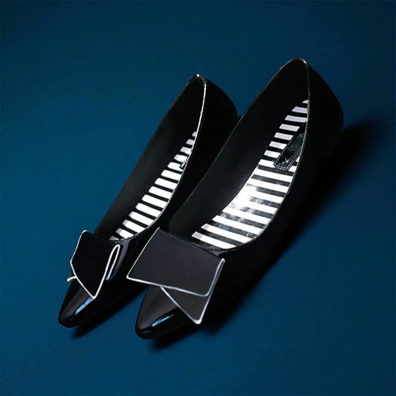 Chaussures Plates De Style Coréen Avec Nœud Papillon