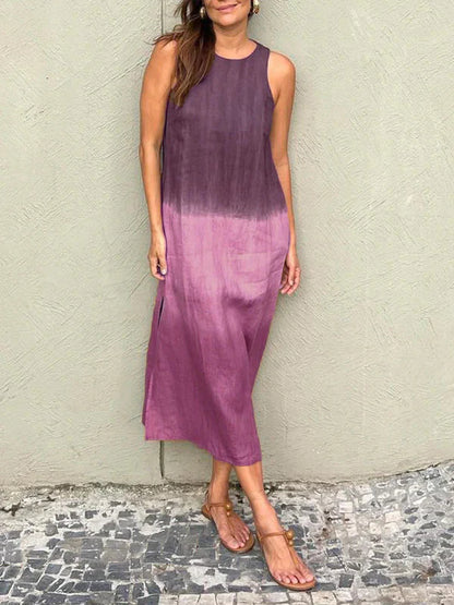 Robe d’Été Dégradée Élégance