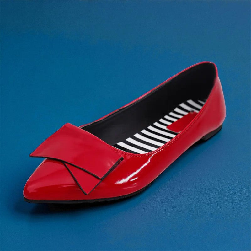 Chaussures Plates De Style Coréen Avec Nœud Papillon